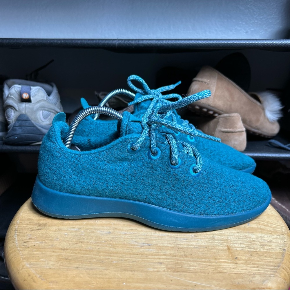 Allbirds wool runner emerald blue